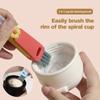 2026 New 3 in 1 Cup Lid Cleaning Brush, 3PCS Multifunctional Crevice Portable Cup Lid Cleaning Brushes, Crevice Cleaning Brush for All Type Bottle Gap Tight Spaces Cup view 3