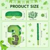 16 Inch Number 3 Green Hero Party Piata for Kids  Birthday Decorations with Stick, Blindfold & Confetti, Fillable Boys & Girls Party Supplies (hlk-A3th) view 2