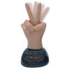 Waving Finger Dashboard - Solar Powered Car Toy, Funny Prank, Dancing Movement, Design | Table Car Interior Accessory, Ideal for Laughs Smiles for Office Home Vehicle Decoration Gift view 1