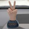 Waving Finger Dashboard - Solar Powered Car Toy, Funny Prank, Dancing Movement, Design | Table Car Interior Accessory, Ideal for Laughs Smiles for Office Home Vehicle Decoration Gift view 4