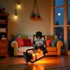 2 Pcs Miniature Lamps for Dollhouse,Doll House Miniature Retro Oil Lantern Dollhouse Accessories Scene Ornaments Dollhouse Miniature Scene Model Hurricane Lantern Kerosene Lamp view 4