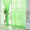 Iuokuby Liner Semi Sheer Curtains Solid Colors Gauze Tulle Fabric for Living Kids Baby Room Bedroom(1 Panel, W 100 x L 95 inch, Green) view 1