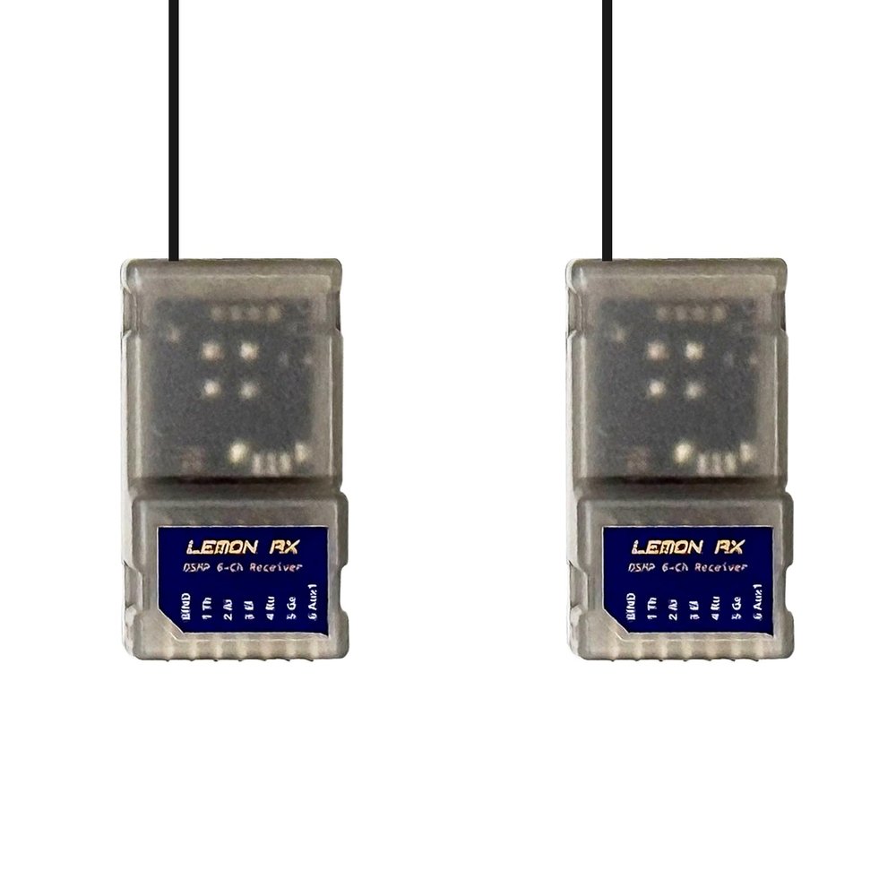 Buddy RC Compatible Spektrum Full-Range DSMP 6-CH Receiver DSMX DSM2 Compatible 6-CH RC Receiver(2PCS