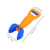 BESTonZON Interactive Sand Grabber for Orange Plastic Sand Catcher for Beach Sandbox Backyard Play Safe Thick Material Summer Gift for Boys view 2