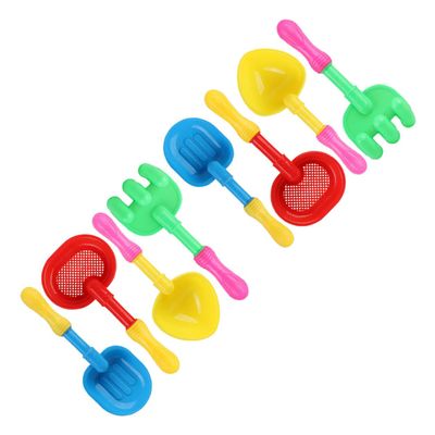 BESPORTBLE 8pcs Beach Sand Shovels Non-Toxic Sand Scoops for Boys for Backyard Snow Play Coordination and Skills Random Color