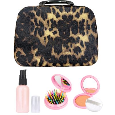YADIYA Toy Imitation Cosmetics, Kids Pretend Play Makeup Set - with Cosmetic Bag for Birthday Christmas YADIYA