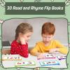 30 Read and Rhyme Flip Books, Word Family Build Book, Learn to Read Phonics Flash Cards, ABC Vocabulary Flash Cards, Kindergarten Sight Words for Preschool Learning Activities and Reading Games view 2