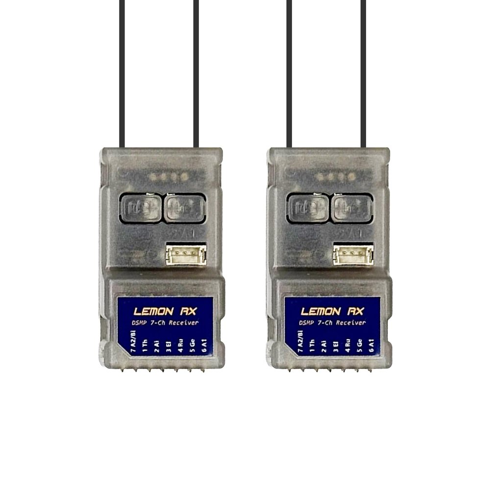 Buddy RC Compatible Spektrum Full-Range DSMP 7-CH Receiver with Diversity Antenna DSMX DSM2 Compatible 7-CH RC Receiver2PCS