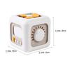 VICASKY Educational Busy Cube for Sensory Activity Puzzle Montessori Busy Board for Fine Motor Skill Development Travel-Friendly Learning view 2