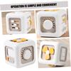 VICASKY Educational Busy Cube for Sensory Activity Puzzle Montessori Busy Board for Fine Motor Skill Development Travel-Friendly Learning view 4