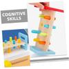 Abaodam 2Pcs Hammer Pounding Bench Interactive Whacking Game for Boys Fine Motor Skill Development Educational Plaything for Cognitive Growth view 3