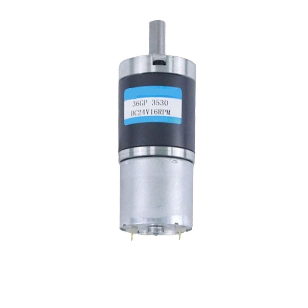 12V 10W 24V 15W DC Planetary Gear Motor 36MM Carbon Brush Engine MY36GP-3530 Shaft Diameter 8mm 6mm(24V only Motor,28RPM 6MM)