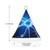 Adult plush Christmas hat YYHWHJDE Neuron extensions Printing soft and comfortable for parties dances Halloween view 3