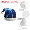 Adult plush Christmas hat YYHWHJDE Neuron extensions Printing soft and comfortable for parties dances Halloween view 4