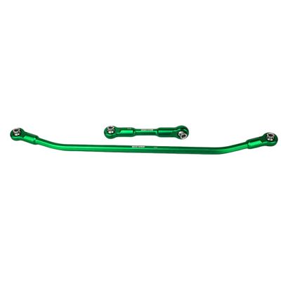 BeaxTurbo Racing Upgrade Parts AXP8 CNC Aluminum 7075 Steering Link for Axial AXP8 Gilamon 2.2 1/8th (Green)