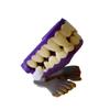 JOINPAYA 6PCS Wind Up for Halloween Novelty Teeth Shape Moving Feet Bulk Random Colors Fun Party Favor Stress Relief Joke Random Color view 1