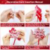 10PCS Happy Valentines Day Cake Toppers Red Valentines Heart Cupcake Toppers for Valentine's Day Birthday Wedding Anniversary Engagement Party Cake Decoration Supplies view 4