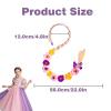 Yiklucg Princess Long braided wigs 29 inch (74 cm),headband wig girls view 2