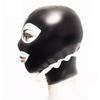 monbvxcerk Latex Mask Unisex Rubber Hood Withe Fold Maid Style Catsuit Cosplay Fetish (L) view 2