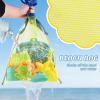 Aimlovs Collapsible Beach Toys Set for Kids,Sand Bucket Shovel, Rake, Mesh Bag 4 Molds & Castle Building Set for Beach Travel,Sandbox Toys, Foldable Beach Essentials for Toddlers 3-10(Blue&Green) view 3