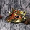 ERINGOGO LED Wolf Head Mask Halloween Cosplay Face Cover Glowing Cold Light Design for Men Women Masquerade Dance Party Festival Accessory view 2