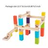 Guohetuk Wooden Track Marble Toy, Educational Building Blocks Castle Track Marble Run, Home Decor, 36PCS view 3