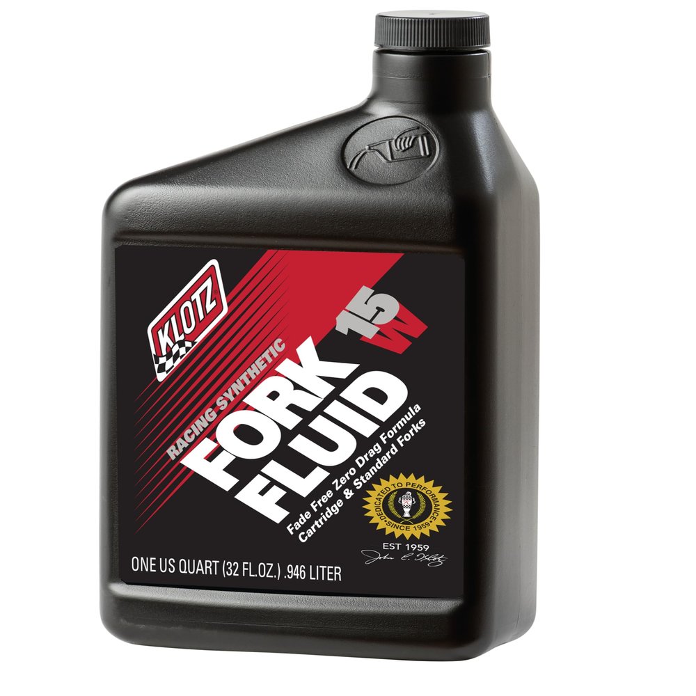 15W Racing Shock Oil | Fork Fluid/Suspension/Damper Oil | 15WT Synthetic | 1 qt - Each