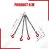 Colaxi RC Car Lifting Chain Simulation with Hook Decorative Decoration Sturdy Direct Replaces RC Car Accessories Lifting Sling Chain, 4 Hooks view 3