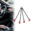 Colaxi RC Car Lifting Chain Simulation with Hook Decorative Decoration Sturdy Direct Replaces RC Car Accessories Lifting Sling Chain, 4 Hooks view 4