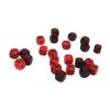 Asixxsix Dice Set, 48PCS Black and Red Dice Games, 6 Sided with Storage Bags for Board Games Classroom Teaching view 2
