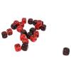 Asixxsix Dice Set, 48PCS Black and Red Dice Games, 6 Sided with Storage Bags for Board Games Classroom Teaching view 3