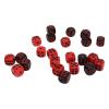 Asixxsix Dice Set, 48PCS Black and Red Dice Games, 6 Sided with Storage Bags for Board Games Classroom Teaching view 4