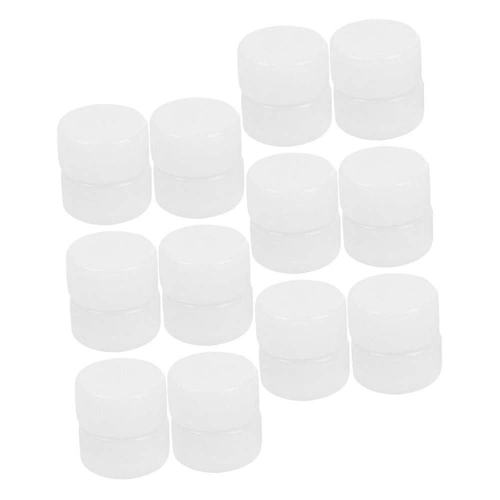 Mikikit 50Pcs Plastic Rattle Box Inserts for Rattle and DIY Parts Small Noise Maker Accessories for Dolls Repairs and Pet Lightweight Plastic