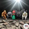 Dr. Penny Pincher Cryptid Decor Action Figure Set - Mothman, Flatwoods Monster, Bigfoot, Grafton Monster, Sheepsquatch - Set of 5 Collectible Figurines - Made in WV USA view 2
