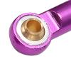 CHICIRIS Aluminium Alloy 10pcs Link Rod End Joint for AXIAL SCX10 RC Car - Easy Install for RC Hobbyists (Purple) view 3