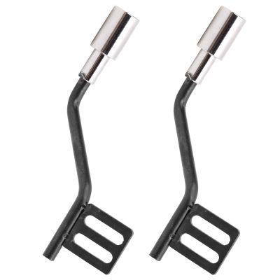CHICIRIS 1Pair Metal RC Car Simulation Exhaust Pipe Decoration for Scx10, Professional Metal Vent Pipe for, Stable RC Accessory