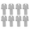 8Pcs RC Hex Wheel Hub Drive Adaptor Exten Column Metal Nut, RC Wheel Hex Hub Drive A, Less Steel Adaptor for for view 1