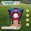Arthymis Pitching Target for Kids  Double-Sided Baseball Training Equipment for Indoor & Backyard Baseball Practice, Inflatable Strike Zone with Balls & Pump, Ages 3+ view 3