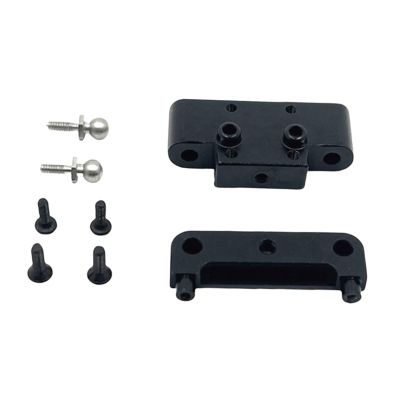 1:24 RC Front Bulkhead Replacements, Upgrade Heavy Duty for Wltoys 244016 RC Hobby Car Vehicles Crawler Trucks, Black