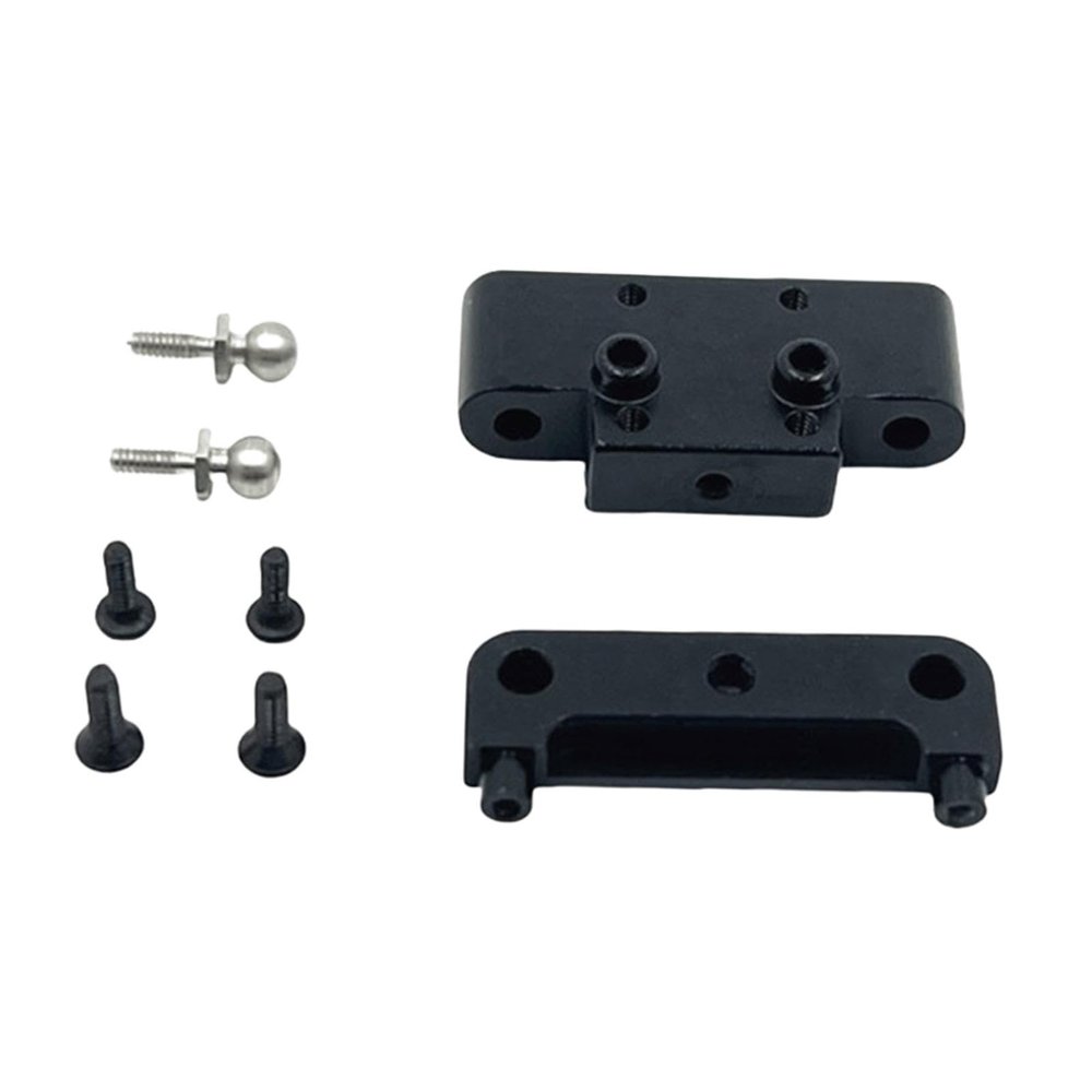 1:24 RC Front Bulkhead Replacements, Upgrade Heavy Duty for Wltoys 244016 RC Hobby Car Vehicles Crawler Trucks, Black