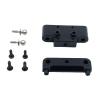 1:24 RC Front Bulkhead Replacements, Upgrade Heavy Duty for Wltoys 244016 RC Hobby Car Vehicles Crawler Trucks, Black view 1
