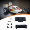 1:24 RC Front Bulkhead Replacements, Upgrade Heavy Duty for Wltoys 244016 RC Hobby Car Vehicles Crawler Trucks, Black view 2