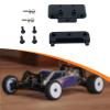 1:24 RC Front Bulkhead Replacements, Upgrade Heavy Duty for Wltoys 244016 RC Hobby Car Vehicles Crawler Trucks, Black view 3