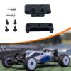 1:24 RC Front Bulkhead Replacements, Upgrade Heavy Duty for Wltoys 244016 RC Hobby Car Vehicles Crawler Trucks, Black view 4
