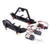 RC Car Accessories Compatible with Axial for SCX10 for TRX4 for Redcat 1/10 RC Crawler Car Upgrade Parts Metal Bumper Front Rear Single Motor Winch view 4