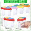 Halloscume 12 Pcs Bug Catcher for Kids Collector Toy Bug Habitat with Magnified Viewer, Insect Habitat, Outdoor Toys, Insect Box Magnifying Tools & Carry Strap - Educational Outdoor Adventure Gift view 2