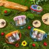Halloscume 12 Pcs Bug Catcher for Kids Collector Toy Bug Habitat with Magnified Viewer, Insect Habitat, Outdoor Toys, Insect Box Magnifying Tools & Carry Strap - Educational Outdoor Adventure Gift view 4