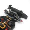 For WLtoys 104072 1/10 RC remote control drift car metal upgrade accessories full car pull rod 7PCS set confident(SKY BLUE) view 3