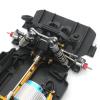 For WLtoys 104072 1/10 RC remote control drift car metal upgrade accessories full car pull rod 7PCS set confident(SKY BLUE) view 4