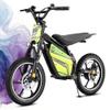 36V Electric Dirt Bike for Kids 8-14, 800W 18.6Mph 28Miles Long Range Electric Motorcycle, Racing Dual Suspension, 16" Knobby Tires, Hydraulic Disc Brakes, 3-Speed Modes Electric Bike for Kids view 1